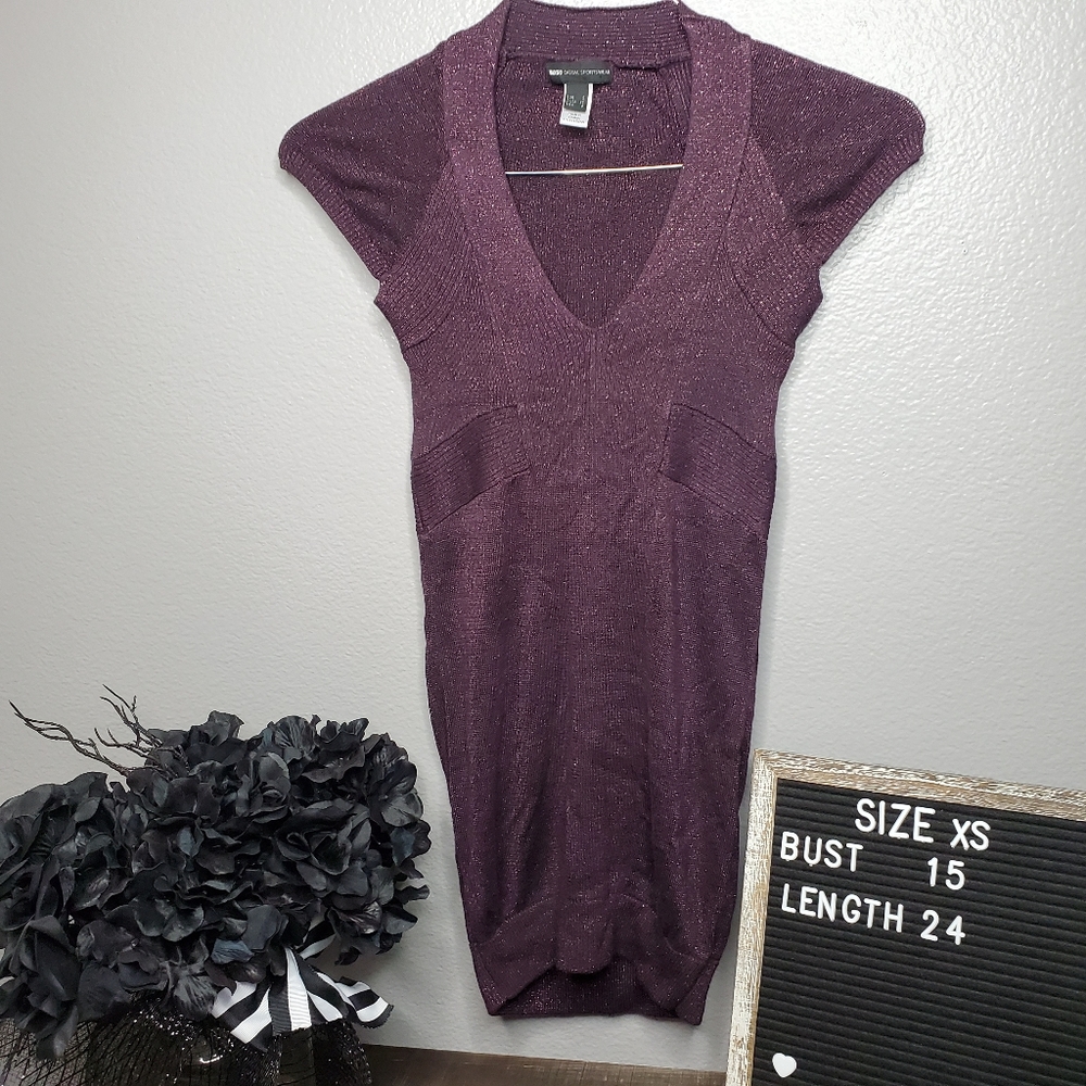 Shimmery plum top
